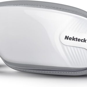 Nekteck Eye Massager with Heat, Bluetooth Eye Mask Massage for Migraine Relief, Heated Smart Migraine Massager to Reduce Strain, Dry Eyes, Sleep Relaxation, Fathers Day Birthday Gifts for Dad Her Him