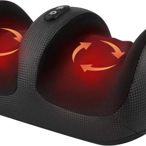Nekteck Foot Massager with Heat & Foot Roller, Shiatsu Calf Leg Massager for Circulation and Neuropathy Pain Relief for Feet Care Home Office Gadgets Relaxing Gifts for Women Men Mom Dad Birthday Gift