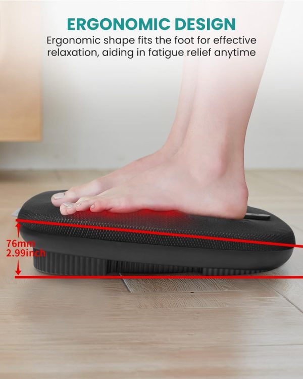 Nekteck Foot Massager with Heat, Shiatsu Heated Electric Kneading Foot Massager Machine for Plantar Fasciitis, Built-in Infrared Heat Function and Power Cord（Blue) - Image 26